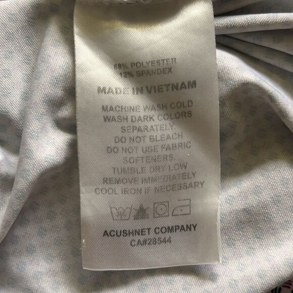 FootJoy Polo‎ Mens L Golf The Players TPC Sawgrass Stretch Flex All Over Pattern - Picture 9 of 12